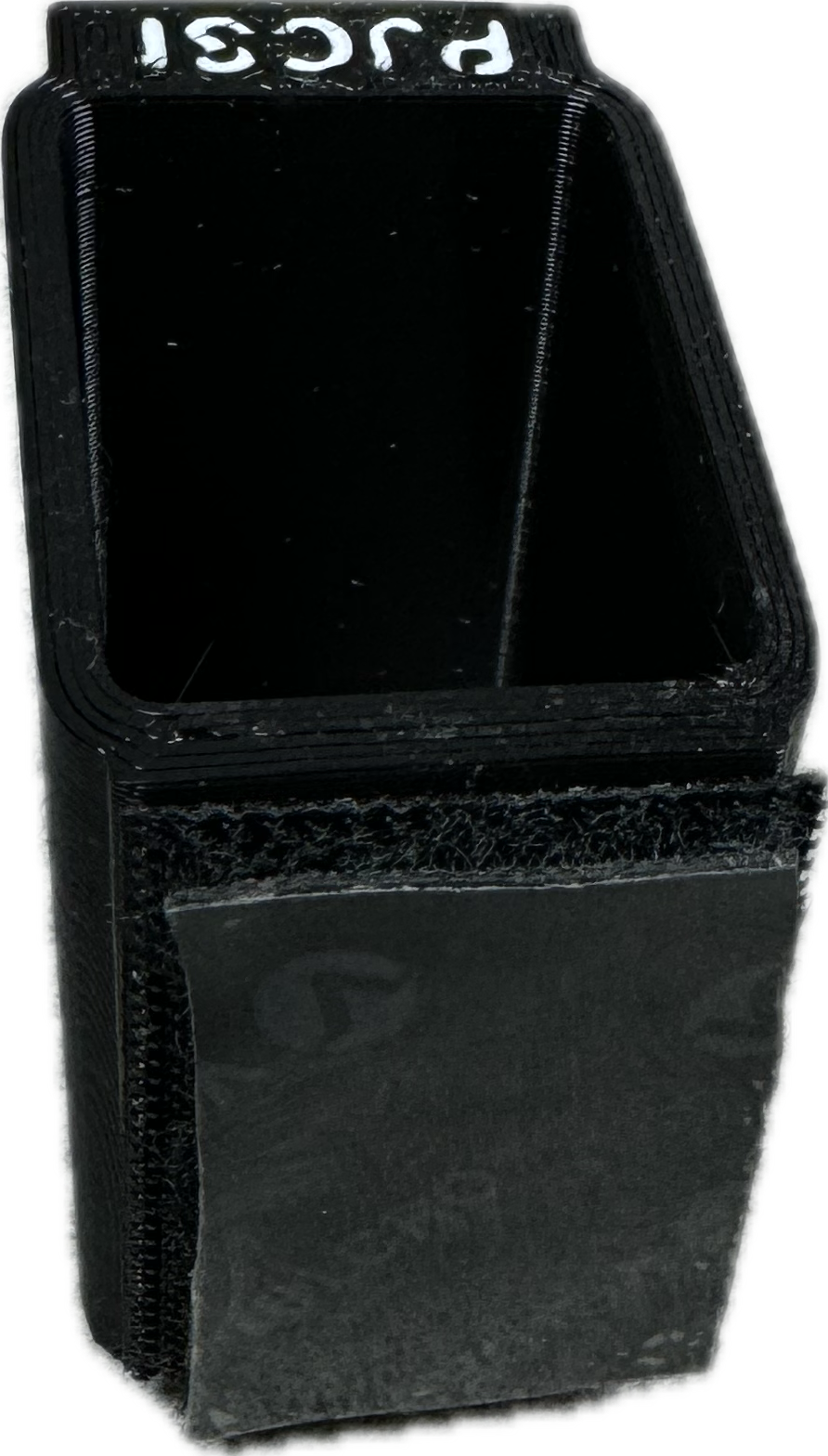 Single magazine holder for felt lined safe.